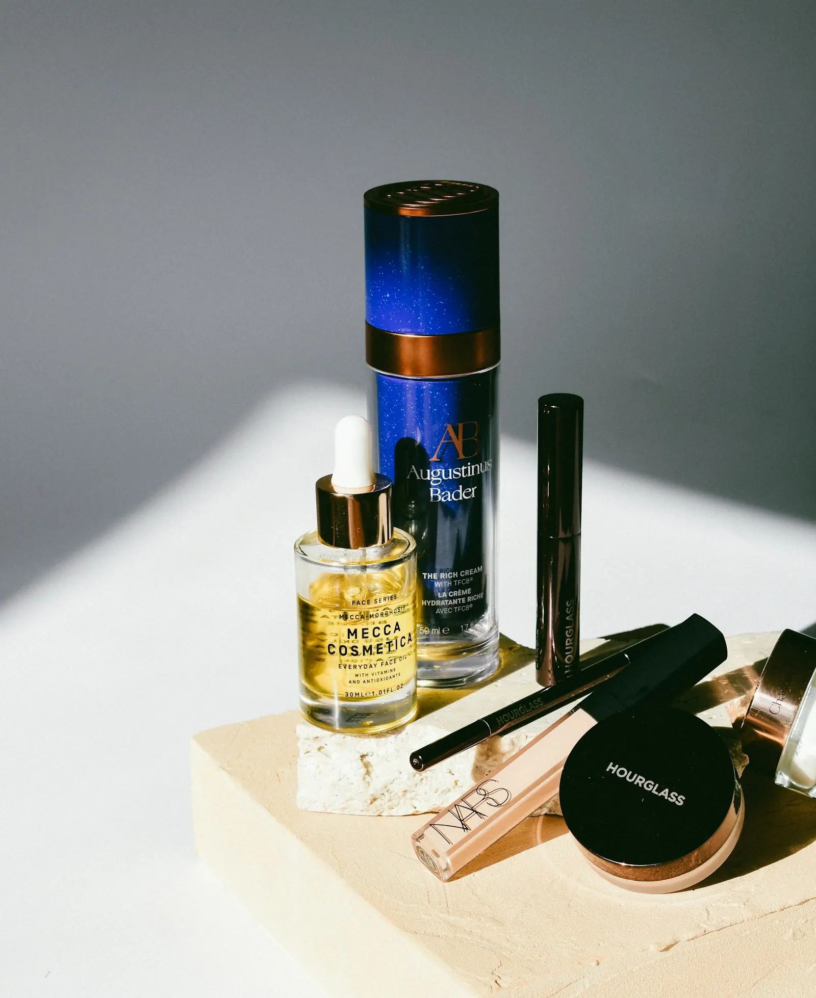 A curated collection of skincare and beauty products